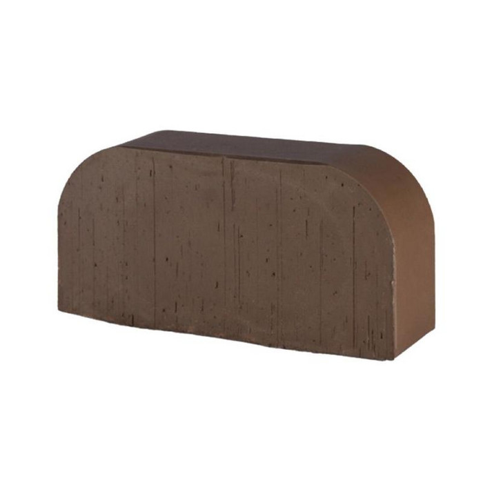 Печной кирпич радиусный полнотелый Lode Brunis F14 гладкий, 250х120х65 мм