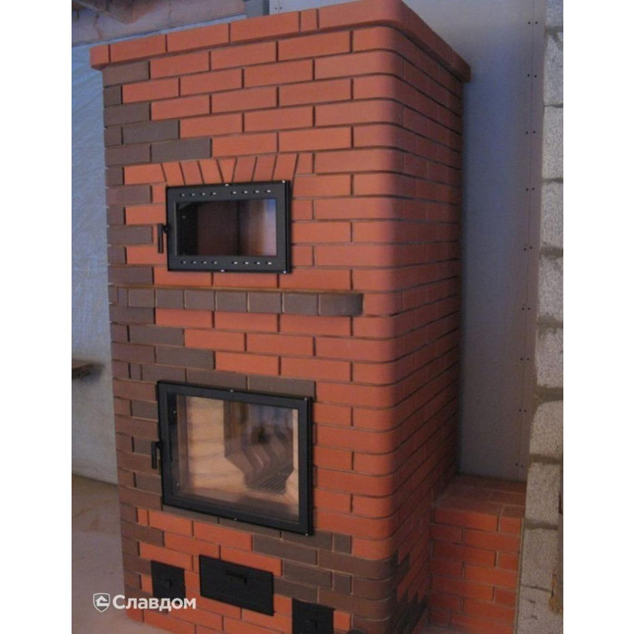 Печной кирпич радиусный полнотелый Lode Brunis F15 (R60) гладкий, 250х120х65 мм фото 10