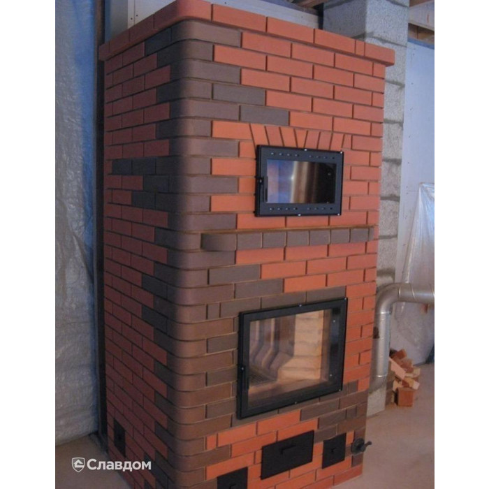 Печной кирпич радиусный полнотелый Lode Brunis F15 (R60) гладкий, 250х120х65 мм фото 9