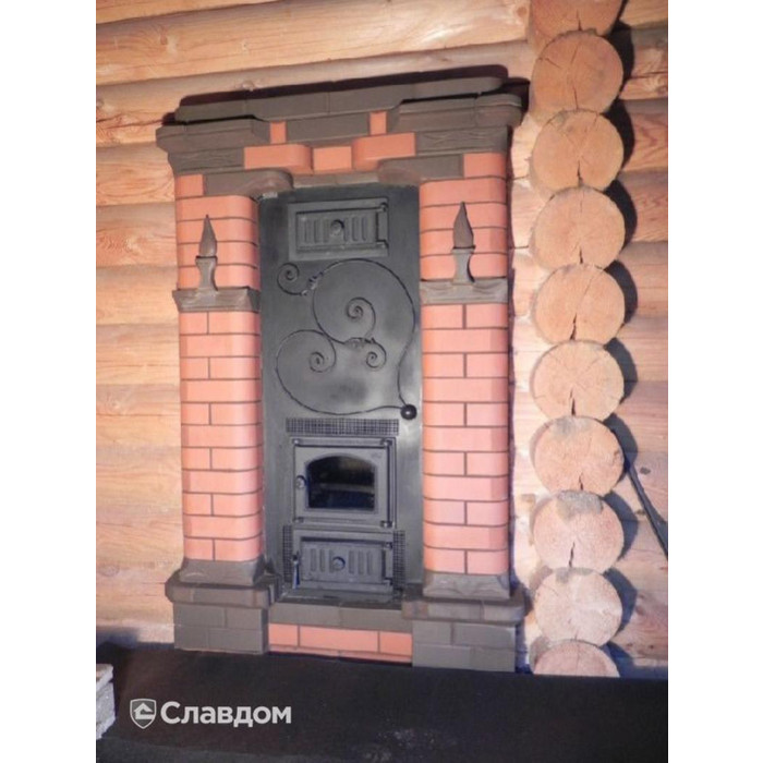 Печной кирпич радиусный полнотелый Lode Janka F15 (R60) гладкий, 250х120х65 мм фото 5