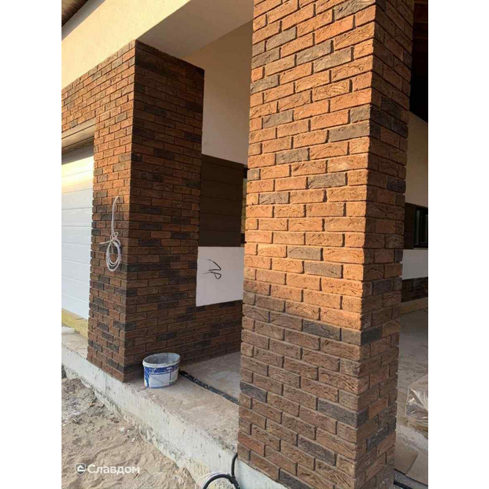 Кирпич облицовочный Тандем (Донские зори) Данилово, 215х50х65 мм фото 9