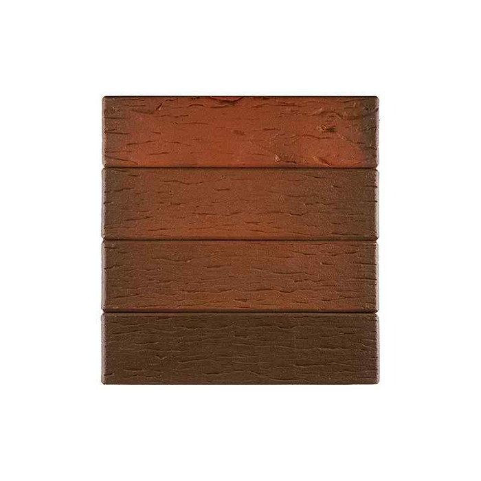 Кирпич клинкерный ЛСР Ноттингем красный флэшинг береста 250х85х65 мм фото 3