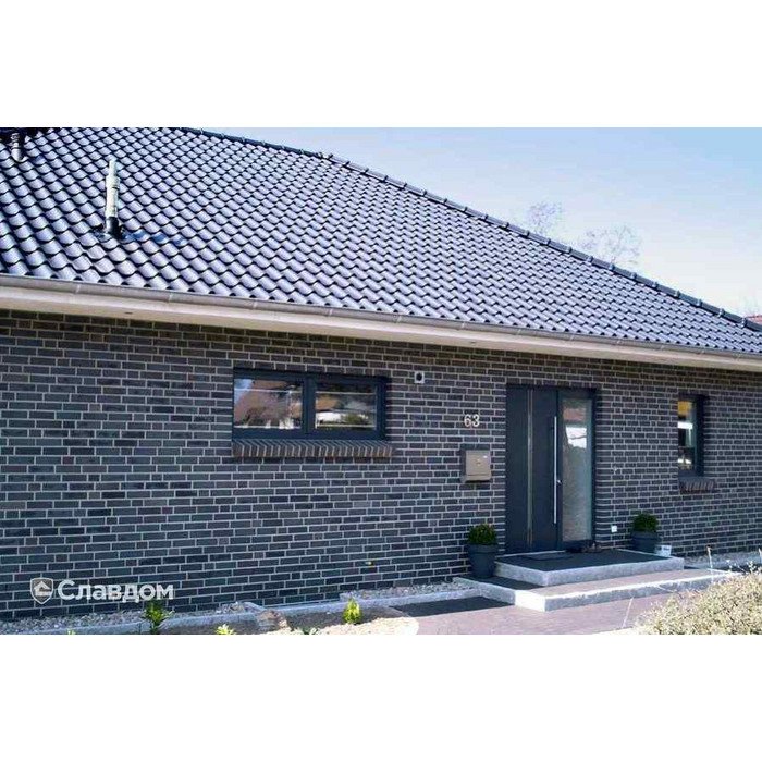 Кирпич Roben Chelsea basalt-bunt клинкерный, 240х115х71 мм фото 3