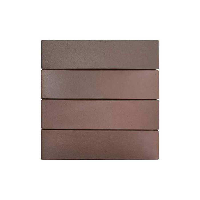 Кирпич клинкерный ЛСР Брюгге темно-терракотовый флэш гладкий 250х85х65 мм фото 2