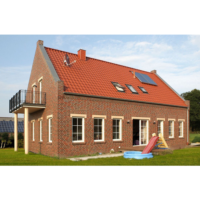 Кирпич Roben Greetsiel friesisch-bunt glatt клинкерный, 240х115х71 мм фото 6