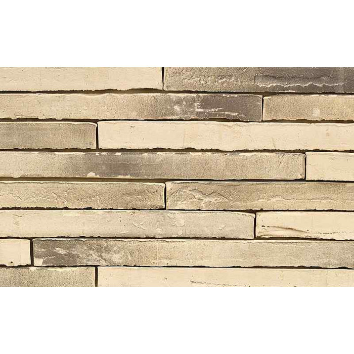 Кирпич облицовочный Terca Wasserstrich Special Grijswit (Arctic Geflammt), 500х100х40 мм фото 2