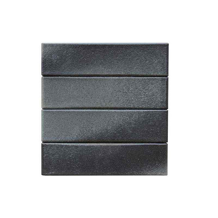 Кирпич клинкерный ЛСР Берген черно-серебристый гладкий 250х85х65 мм фото 2