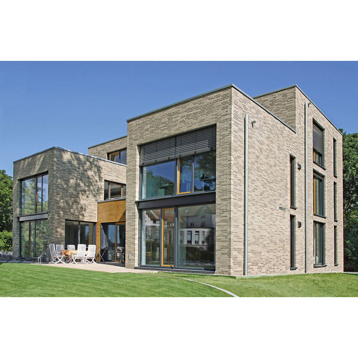 Кирпич Roben Faro grau-bunt glatt клинкерный, 290х90х52 мм фото 2