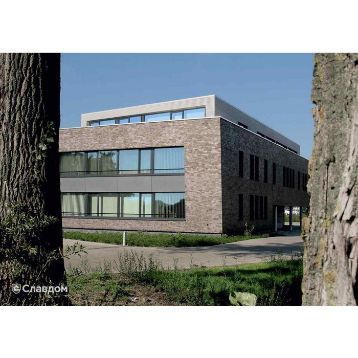 Кирпич Roben Accum blau-braun glatt клинкерный, 240х115х71 мм фото 5