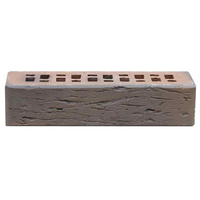 Кирпич клинкерный ЛСР Прага светло-коричневый флэш береста 250х85х65 мм фото 3