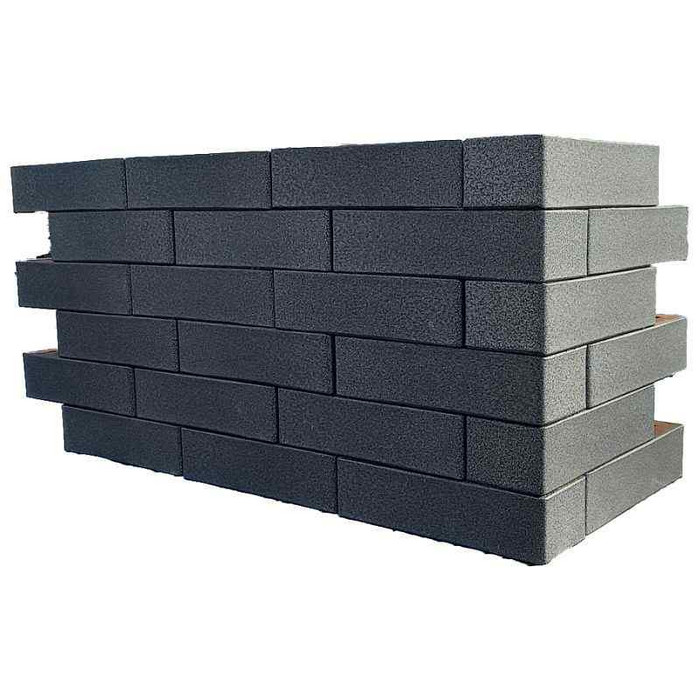 Кирпич клинкерный ЛСР коричневый серебристый ангоб гладкий 250х85х65 мм фото 5