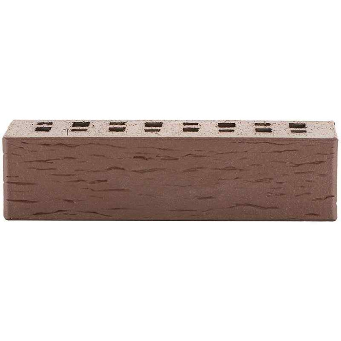 Кирпич клинкерный ЛСР Мюнхен коричневый береста 250х85х65 мм фото 4