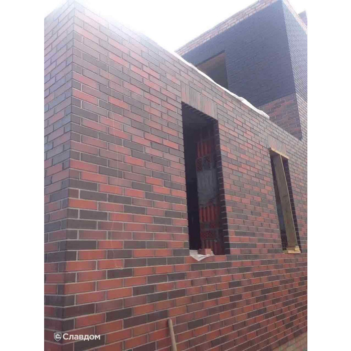 Кирпич клинкерный ЛСР Рейкьявик черный ангоб матовый гладкий 250х85х65 мм фото 10