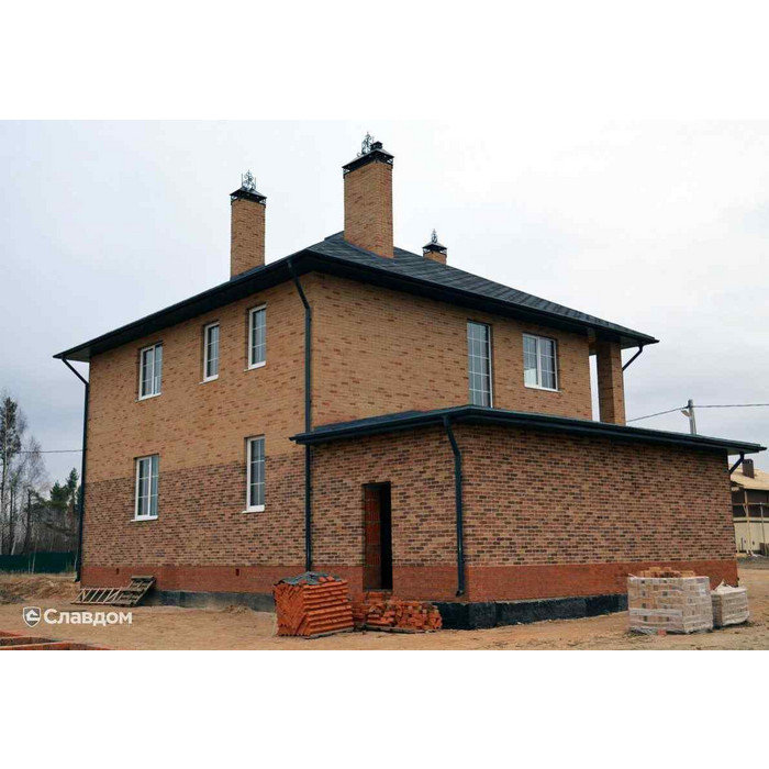 Кирпич облицовочный Тандем (Донские зори) Рождествено, 215х50х65 мм фото 4