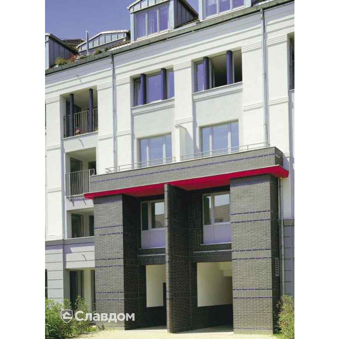 Кирпич Roben Faro grau-nuanciert glatt клинкерный, 240х115х71 мм фото 3