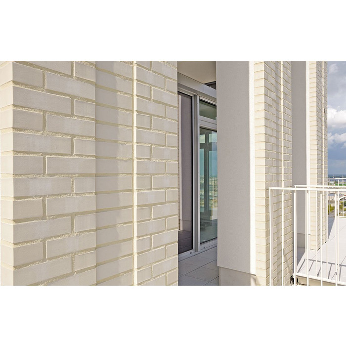 Кирпич Roben Oslo perlweiss glatt клинкерный, 240х90х40 мм фото 5