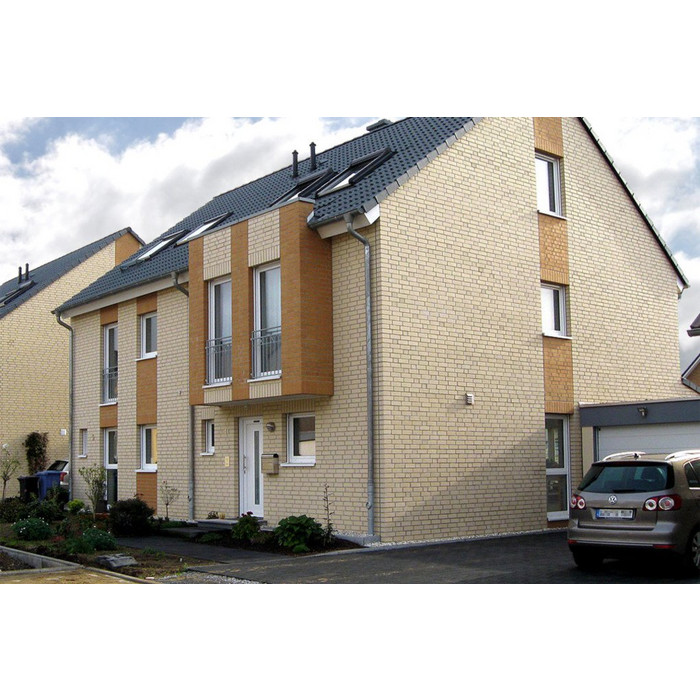 Кирпич Roben Sorrento sand-weiss glatt клинкерный, 240х115х71 мм фото 4