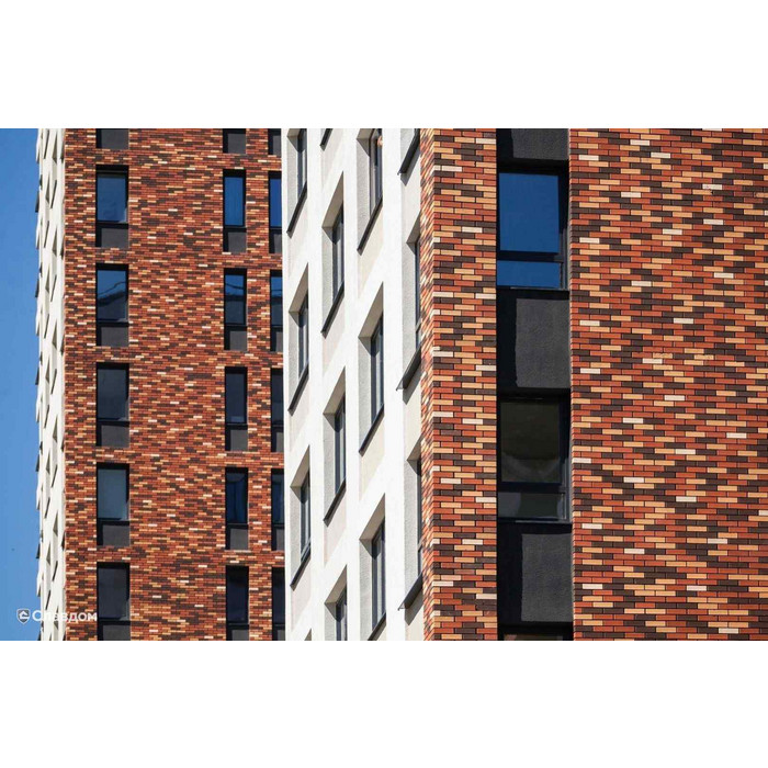 Кирпич клинкерный ЛСР Мюнхен коричневый гладкий 250х85х65 мм фото 11