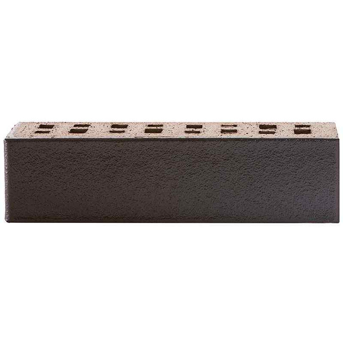 Кирпич клинкерный ЛСР Рейкьявик черный ангоб глянцевый гладкий 250х85х65 мм фото 3