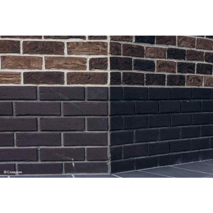 Кирпич Roben Aarhus anthrazit клинкерный, 240х115х71 мм фото 9