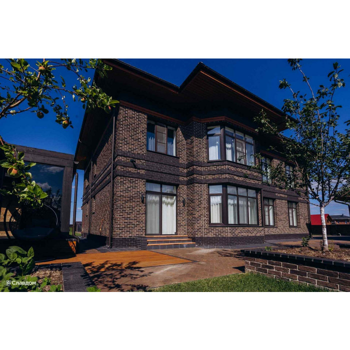 Кирпич Roben Aarhus anthrazit клинкерный, 240х115х71 мм фото 4