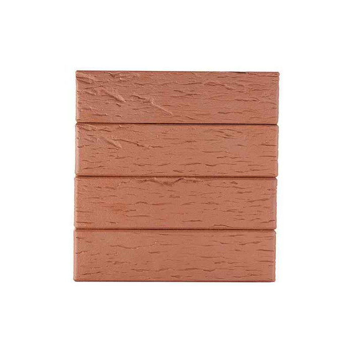 Кирпич клинкерный ЛСР Эдинбург темно-красный береста 250х85х65 мм фото 3