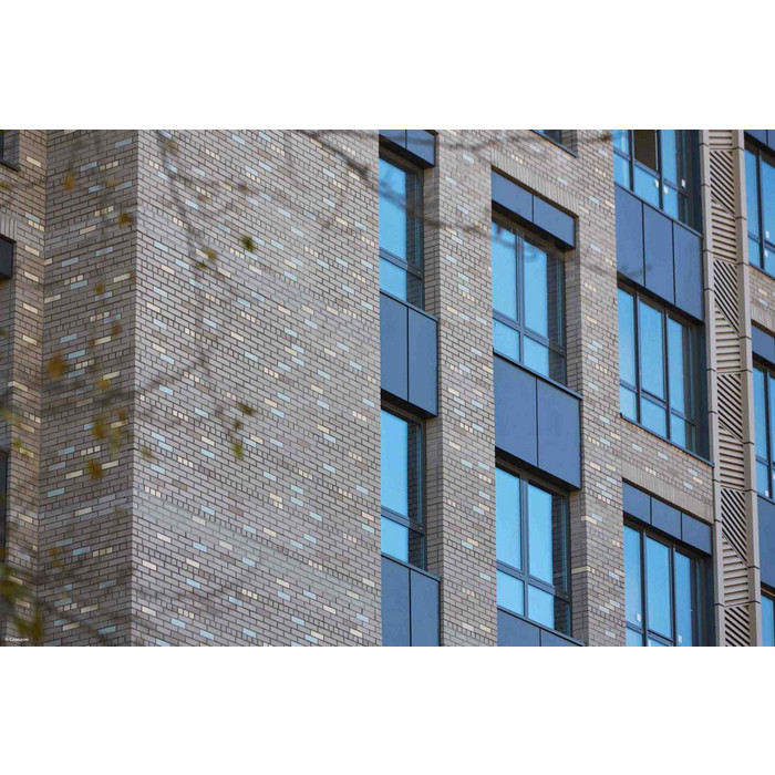 Кирпич клинкерный полнотелый ЛСР светло-серый, 250х120х65 мм фото 5