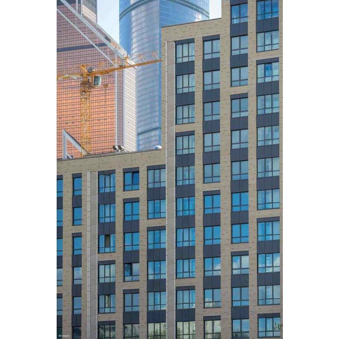 Кирпич клинкерный полнотелый ЛСР светло-серый, 250х120х65 мм фото 11