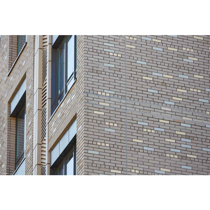 Кирпич клинкерный полнотелый ЛСР светло-серый, 250х120х65 мм фото 6