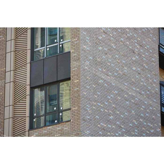 Кирпич клинкерный полнотелый ЛСР светло-серый, 250х120х65 мм фото 10