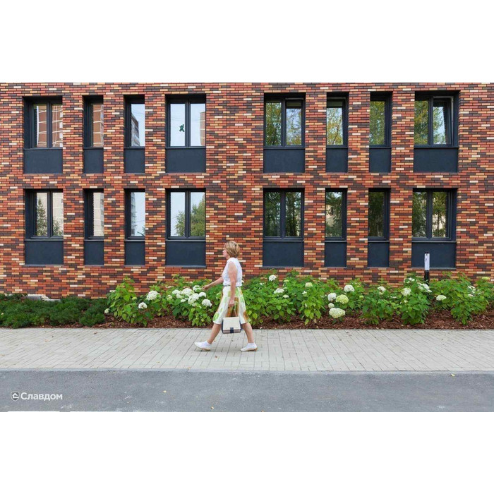 Кирпич клинкерный ЛСР Лондон красный гладкий 250х85х65 мм фото 6