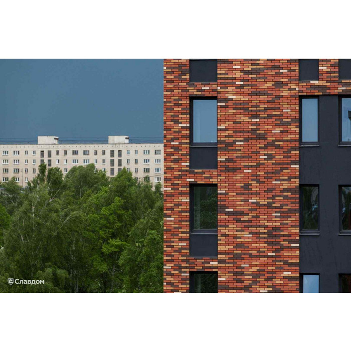 Кирпич клинкерный ЛСР Лондон красный гладкий 250х85х65 мм фото 8