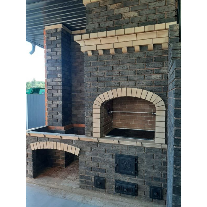 Кирпич клинкерный Faber Jar Кронштадский полнотелый 250х120х65 мм фото 2