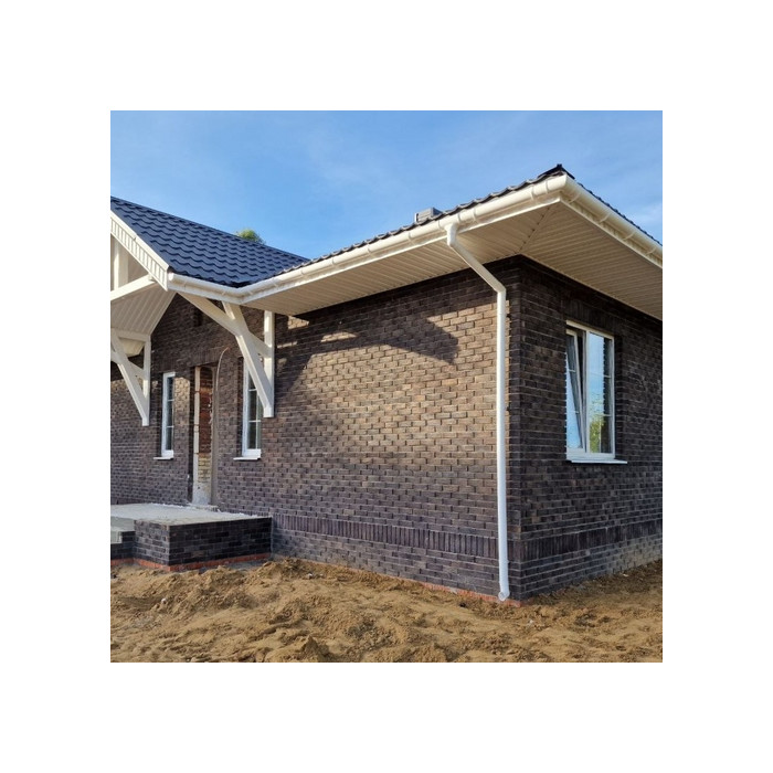 Кирпич клинкерный Faber Jar Кронштадский полнотелый 250х120х65 мм фото 7