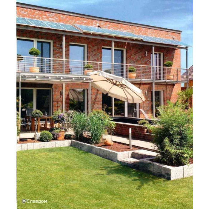 Кирпич Roben Rysum flamm-bunt glatt клинкерный, 240х115х71 мм фото 3