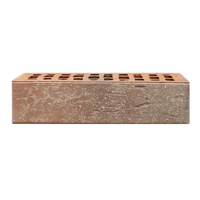 Кирпич облицовочный ЛСР красный флэш с пепельной посыпкой рустик 250х120х65 мм фото 4