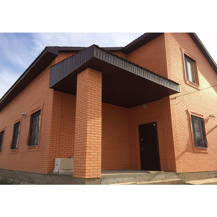 Кирпич керамический облицовочный пустотелый Воротынский КЗ Персик УС рустик 1НФ, 250х120х65 мм фото 2