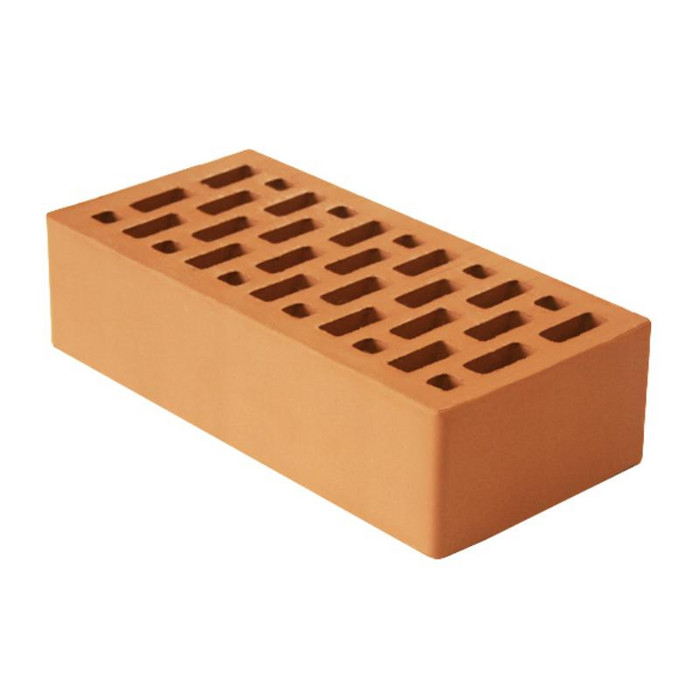 Кирпич керамический облицовочный пустотелый Воротынский КЗ Персик УС гладкий 1НФ, 250х120х65 мм фото 2