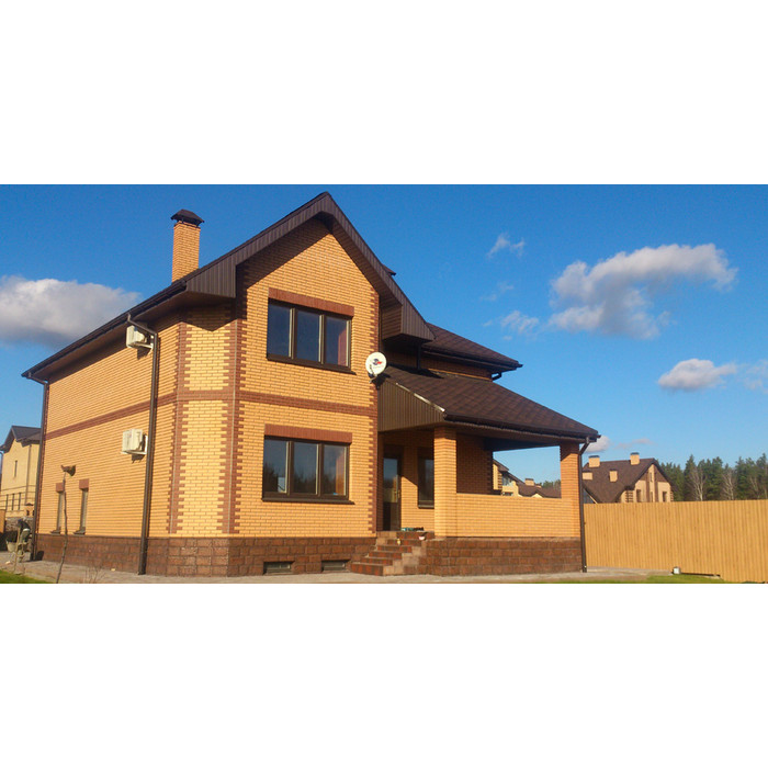 Кирпич керамический облицовочный пустотелый Воротынский КЗ Персик УС гладкий 1НФ, 250х120х65 мм фото 3