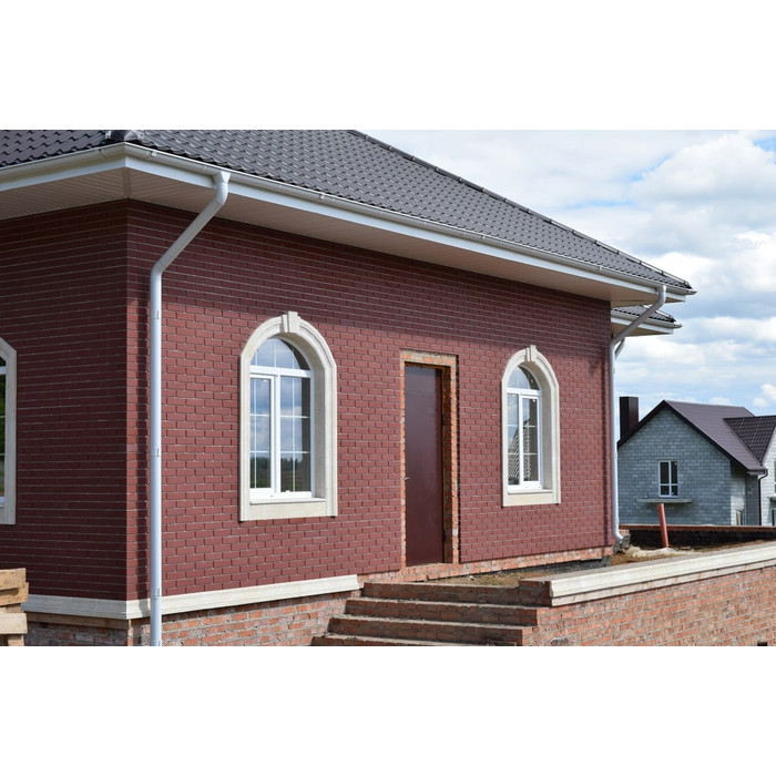 Кирпич керамический облицовочный пустотелый Воротынский КЗ Бордо рустик 1НФ, 250х120х65 мм фото 3