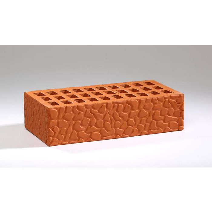 Кирпич керамический облицовочный пустотелый Воротынский КЗ Красный черепашка 1НФ, 250х120х65 мм фото 2