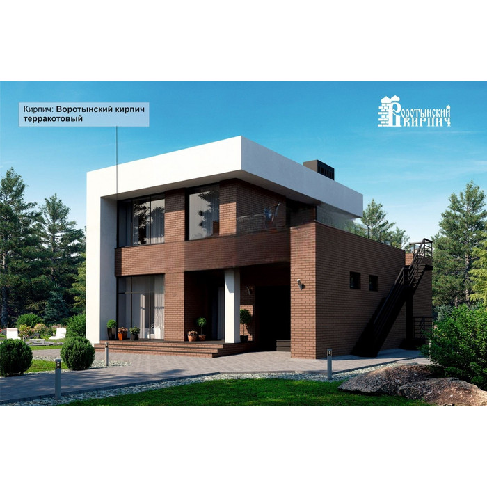 Кирпич керамический облицовочный пустотелый Воротынский КЗ Терракот УС рустик 1,4НФ, 250х120х88 мм фото 2