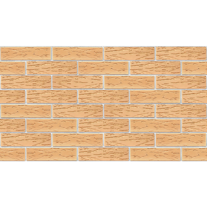 Кирпич керамический облицовочный пустотелый Воротынский КЗ Солома УС рустик 1,4НФ, 250х120х88 мм фото 3