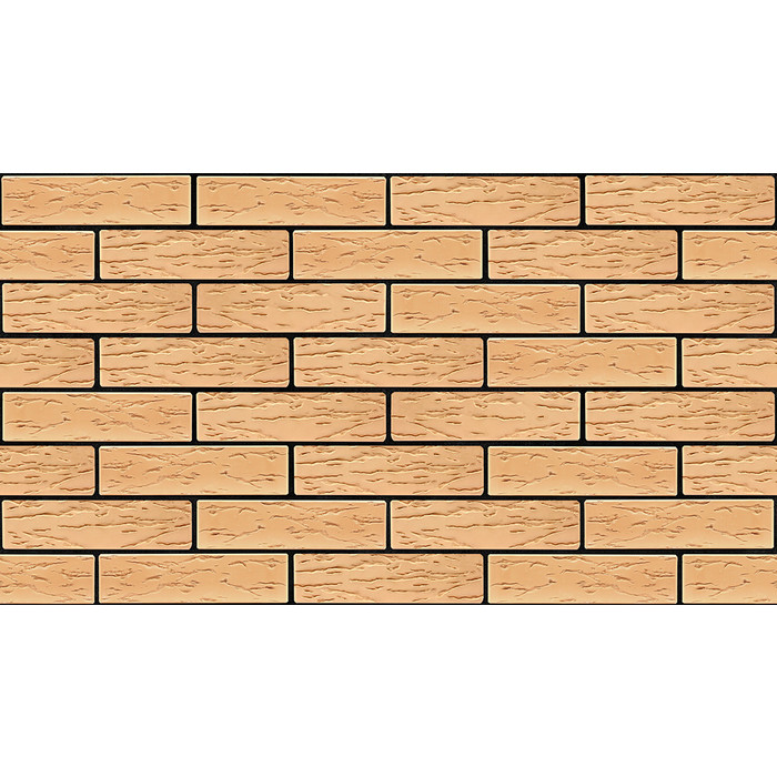 Кирпич керамический облицовочный пустотелый Воротынский КЗ Солома УС рустик 1,4НФ, 250х120х88 мм фото 2