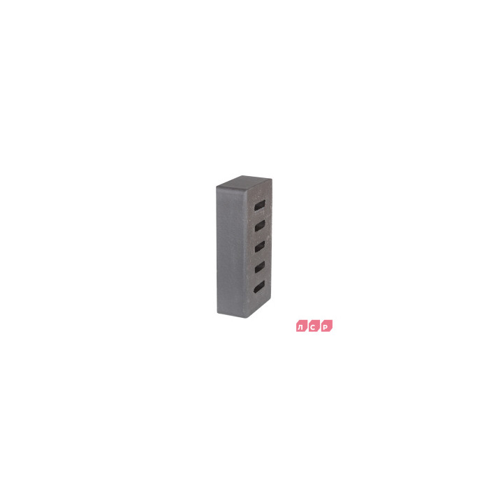 Кирпич лицевой ЛСР полнотелый графитовый пуст. 13% 1 NF