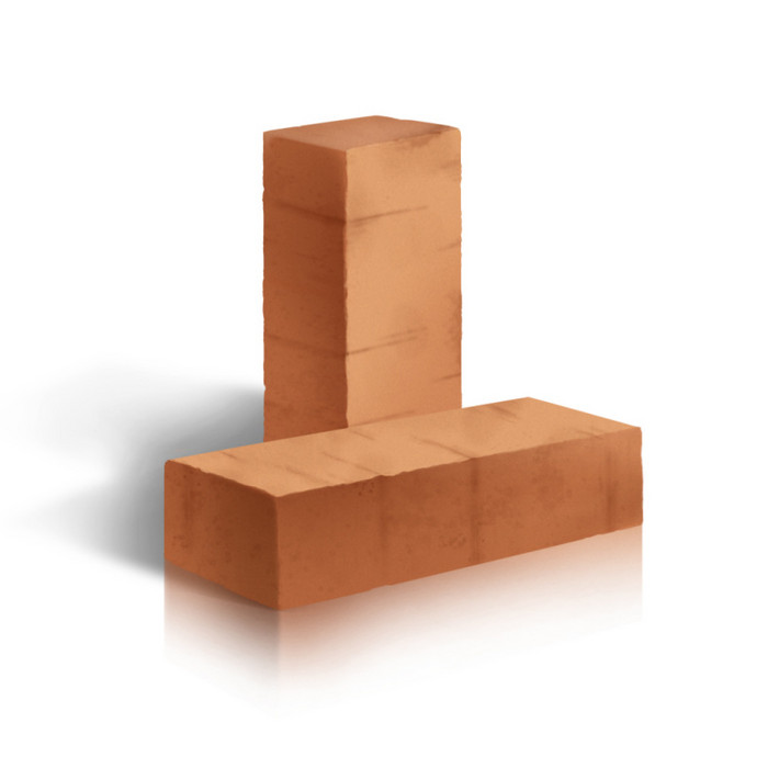 Кирпич рядовой ЛСР полнотелый 1NF (М-250)