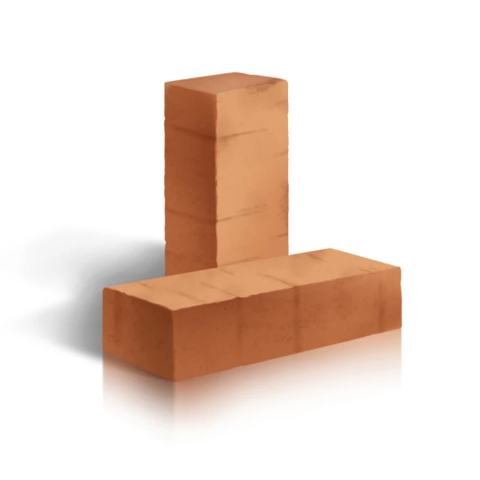 Кирпич рядовой ЛСР полнотелый 1NF (М-250) 250х120х65 мм