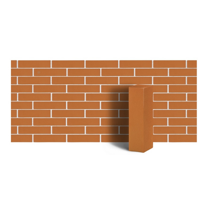 Клинкер фасадный ЛСР Нева-Хаус полнотелый желтый тип 2.1Т 0,48NF