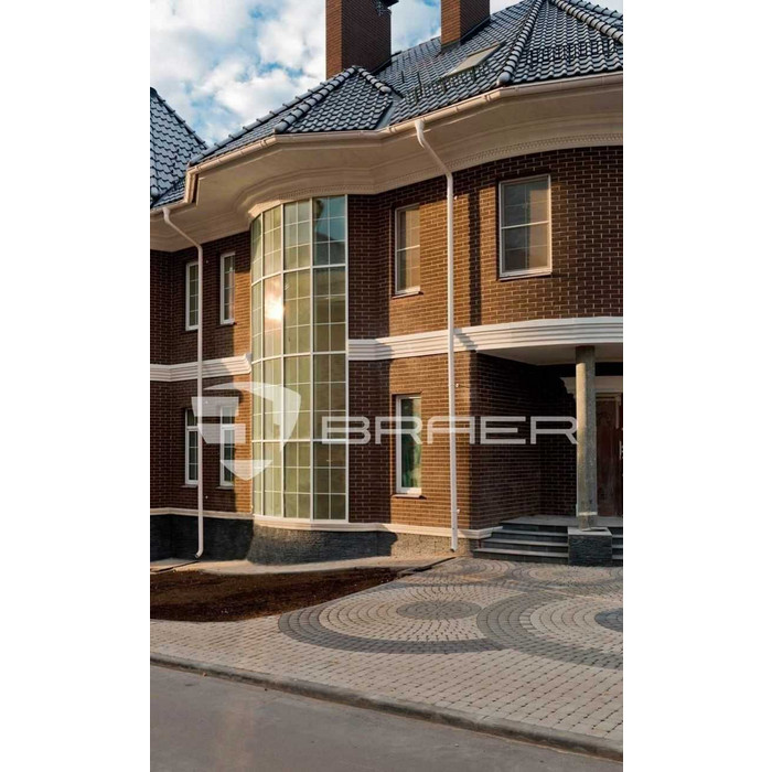 Кирпич облицовочный BRAER коричневый гладкий, 250х120х65 мм фото 4