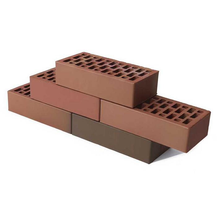 Кирпич облицовочный BRAER, БРАЕР кладка бордо, 250х120х65 мм